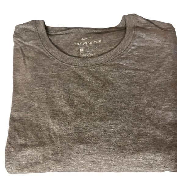 NIKE Long sleeve t-shirt Grey solid color Men size Medium - Picture 5 of 15